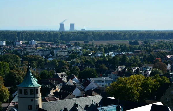 Vista Catedral Speyer Sobre Speyer — Fotografia de Stock