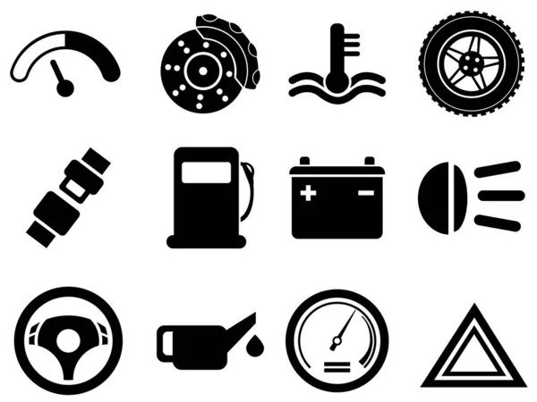 Interfejs Samochodu Prostu Symbol Ikon Internetowych Interfejsu Użytkownika — Zdjęcie stockowe