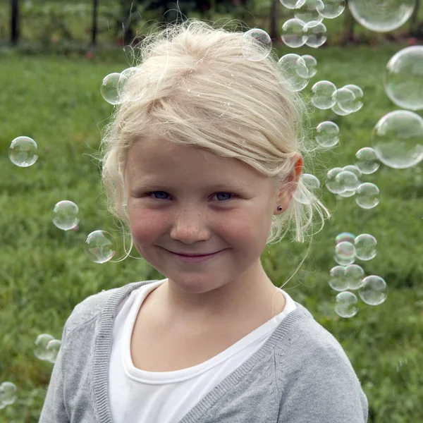 Schattig Kinderportret Gelukkig Kinderconcept — Stockfoto