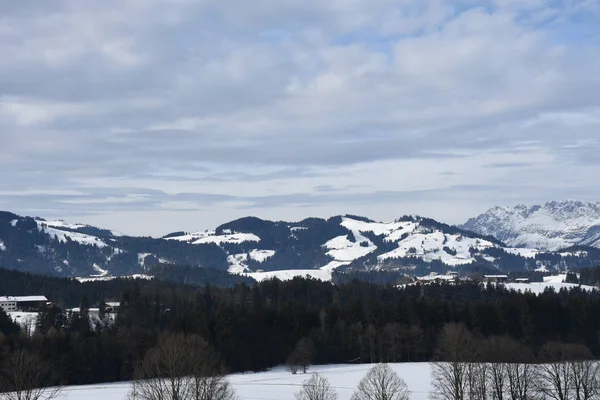 Loferer Steinberge Steinplatte Strubtal Waidring Tyrol Winter Ski Area Winter —  Fotos de Stock