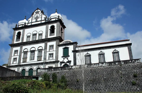 Miejscowy Kościół Stolicy Horta Faial Azores Portugal — Zdjęcie stockowe