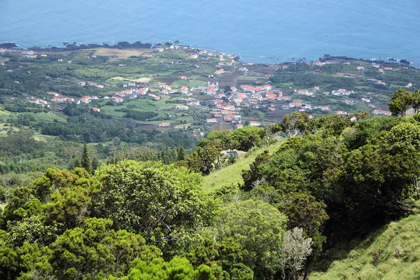 Aldeia Costa Ilha Dos Açores Pico Portugal — Fotografia de Stock