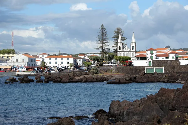 Port Ville Madalena Sur Les Azores Île Pico Portugal — Photo