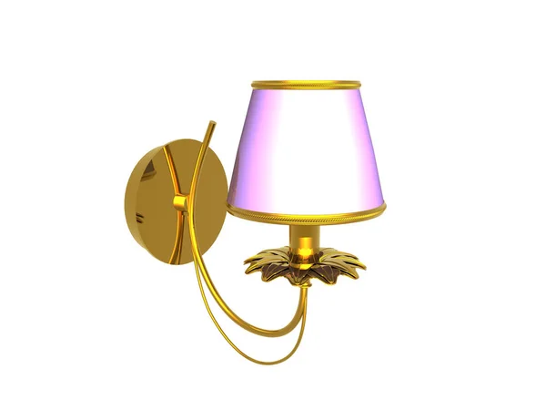 Lampe Isolée Sur Fond Blanc — Photo