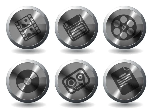 Data Analytic Icons Set Web Sites User Interface — Stock Photo, Image