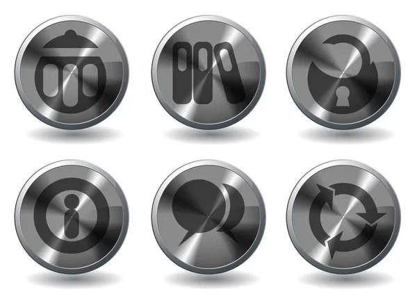 Office Symbole Für Webseiten Und Benutzeroberfläche Gesetzt — Stockfoto