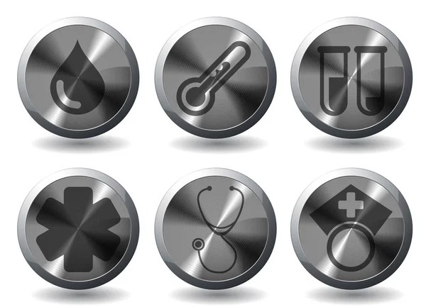 Medical Vector Icons Web Sites User Interface — Stock Photo, Image