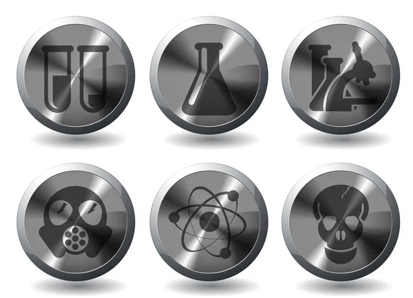 Science Ikoner Som För Webbplatser Och Användargränssnitt — Stockfoto