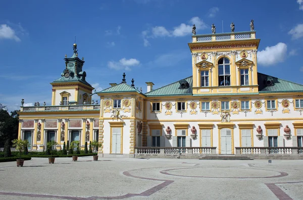 Palacio Wilanow Tierra Firme Vigilada — Foto de Stock