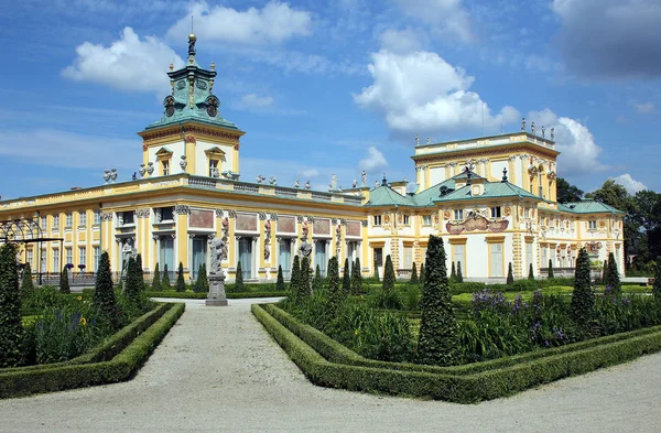 Wilanow Palota Warsaw Lengyelország — Stock Fotó