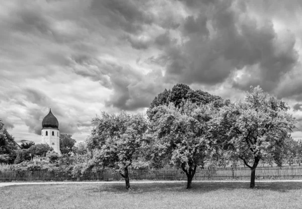 Abadia Frauenwoerth Frauenchiemsee Chiemgau Bavaria Alemanha — Fotografia de Stock