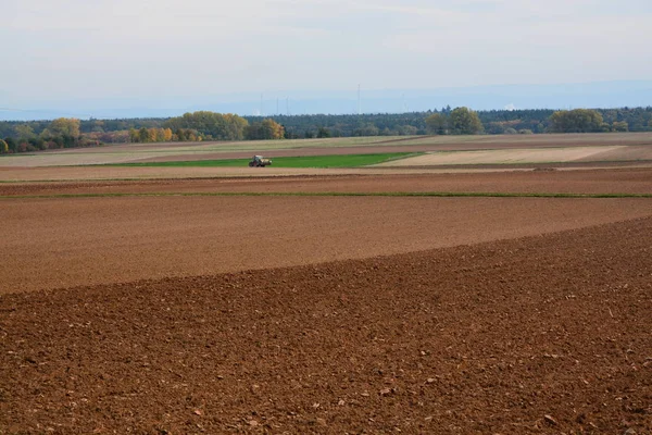 パラチン酸塩のヘルクスハイム付近の秋の畑 — ストック写真