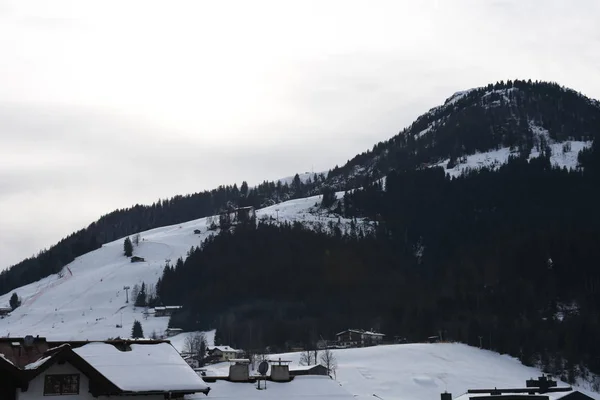 Kirchberg Tirol Kirchberg Brixental Tyrol Winter Sports Pistes Ski Slopes — Stok fotoğraf