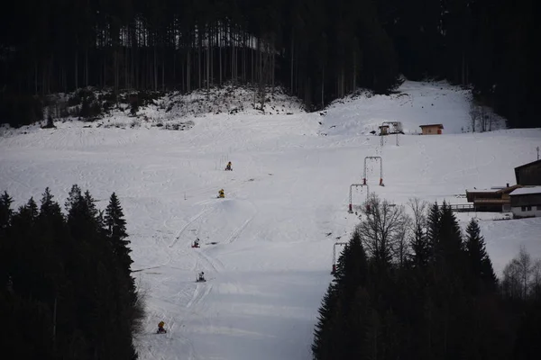 Westendorf Skipiste Wintersport Skilift Lift Piste Wintersportplaats Ski — Stockfoto