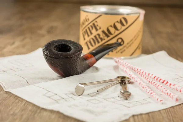 still life with a tobacco pipe