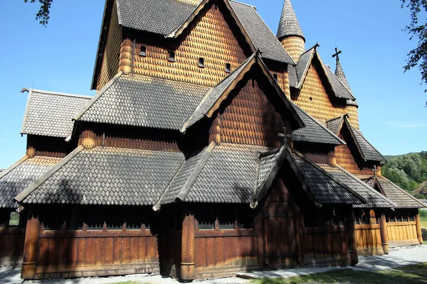 Heddal Stavkyrka Norge — Stockfoto