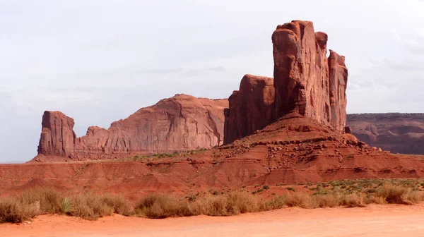 Formações Rochosas Monument Valley Utah Nos Estados Unidos — Fotografia de Stock