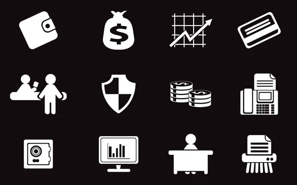 Finanzas Simplemente Símbolo Iconos Web Interfaz Usuario —  Fotos de Stock
