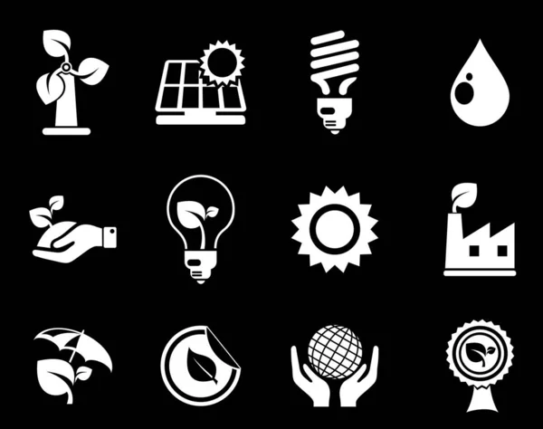 Ecology Simply Symbol Web Icons User Interface — Stock Photo, Image