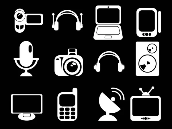 Media Simply Symbol Web Icons User Interface — Stock Photo, Image