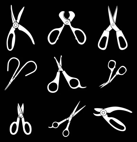 Scissors Simply Symbols Web User Interface — Stock Photo, Image