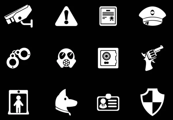 Sécurité Simplement Des Symboles Pour Web Interface Utilisateur — Photo