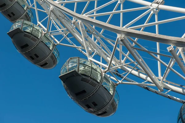 Europa Großbritannien England London Stadt Auge Riesenrad Gondel Themse Denkmal — Stockfoto