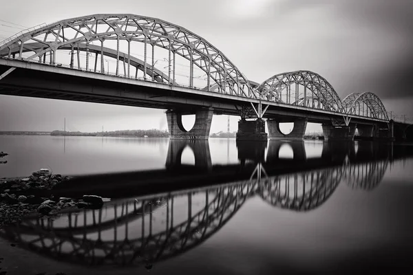 Дарницкий Мост Киеве Украина — стоковое фото