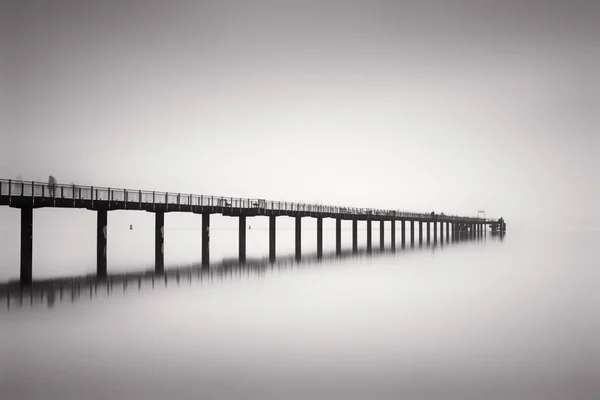 Muelle Wismar Invierno —  Fotos de Stock