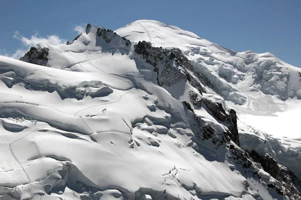 Picos Nevados Monte Blanc França — Fotografia de Stock