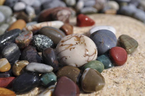 Fondo Piedras Color Mar — Foto de Stock