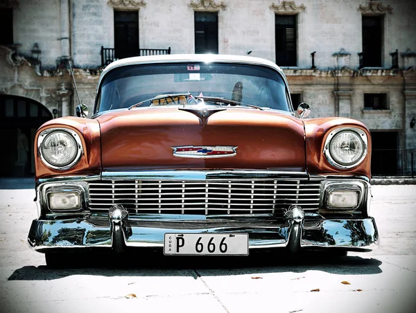 Παλιό Chevrolet Havana Κούβα — Φωτογραφία Αρχείου