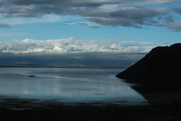 Západní Konec Jezera Skadarsko Jezero Nebo Jezera Skadar Černé Hoře — Stock fotografie