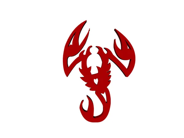 Скорпион Освобожден Татуировка — стоковое фото