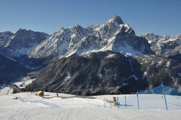 Włochy Południowy Tyrol Dolomity Sexten Sexten Dolomity Ster Innichen Sporty — Zdjęcie stockowe