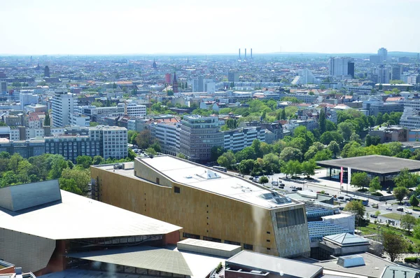 Vista Histórica Berlín Desde Rascacielos Centro Ciudad — Foto de Stock