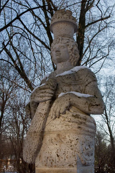 Sculpture Dans Parc Friedrichshain — Photo