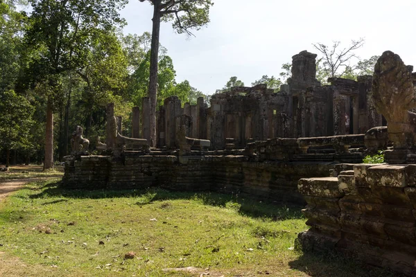 Templo Bayon Ruínas Siem Reap — Fotografia de Stock