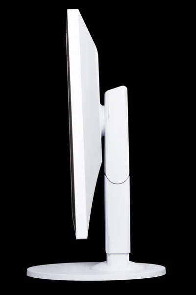 白でスタイリッシュな 近代的なLcdコンピュータの表示 フォントビュー — ストック写真