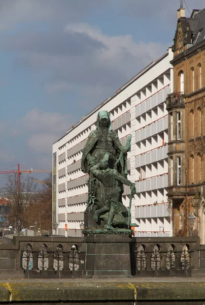 Berlin Mitte Gertraudbrücke — Stockfoto