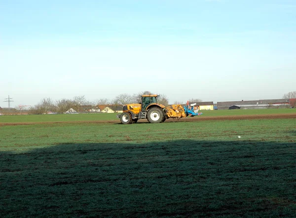 Landschappelijke Visie Landbouw Het Platteland — Stockfoto