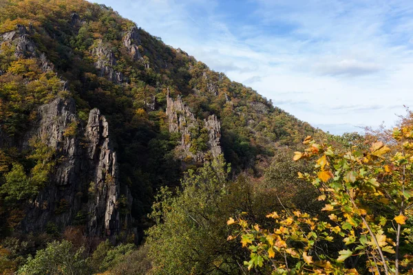 Bodetal Tor Herbst Harz — Photo