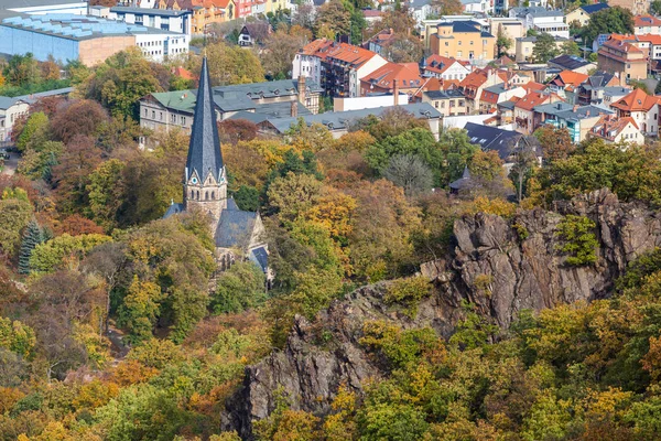 Harzer Hexenstieg Bodetal Herbst — Stockfoto