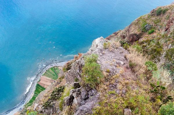 Vista Dalla Falesia Cabo Girao Funchal 580Mtr Altezza — Foto Stock