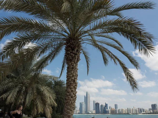 Abu Dhabi Vid Persiska Viken — Stockfoto