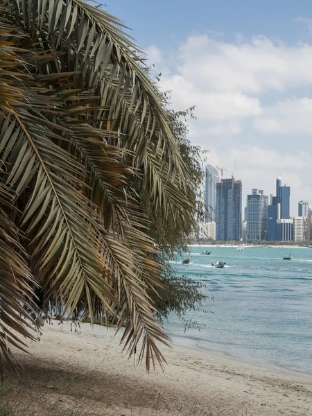 Abu Dhabi Sul Golfo Persico — Foto Stock