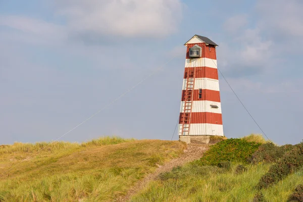 Danimarka Nın Batı Kıyısındaki Danimarka Deniz Feneri — Stok fotoğraf