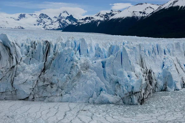 Vista Uno Los Frentes Del Glaciar Perito Moreno Parque Nacional —  Fotos de Stock