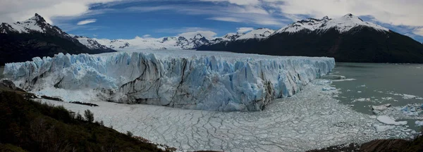 Vue Une Des Façades Glacier Perito Moreno Dans Parc National — Photo