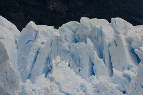 Vue Une Des Façades Glacier Perito Moreno Dans Parc National — Photo